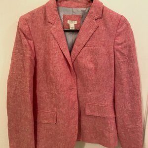 J. Crew Womens Blazer Size 4 (Pink)